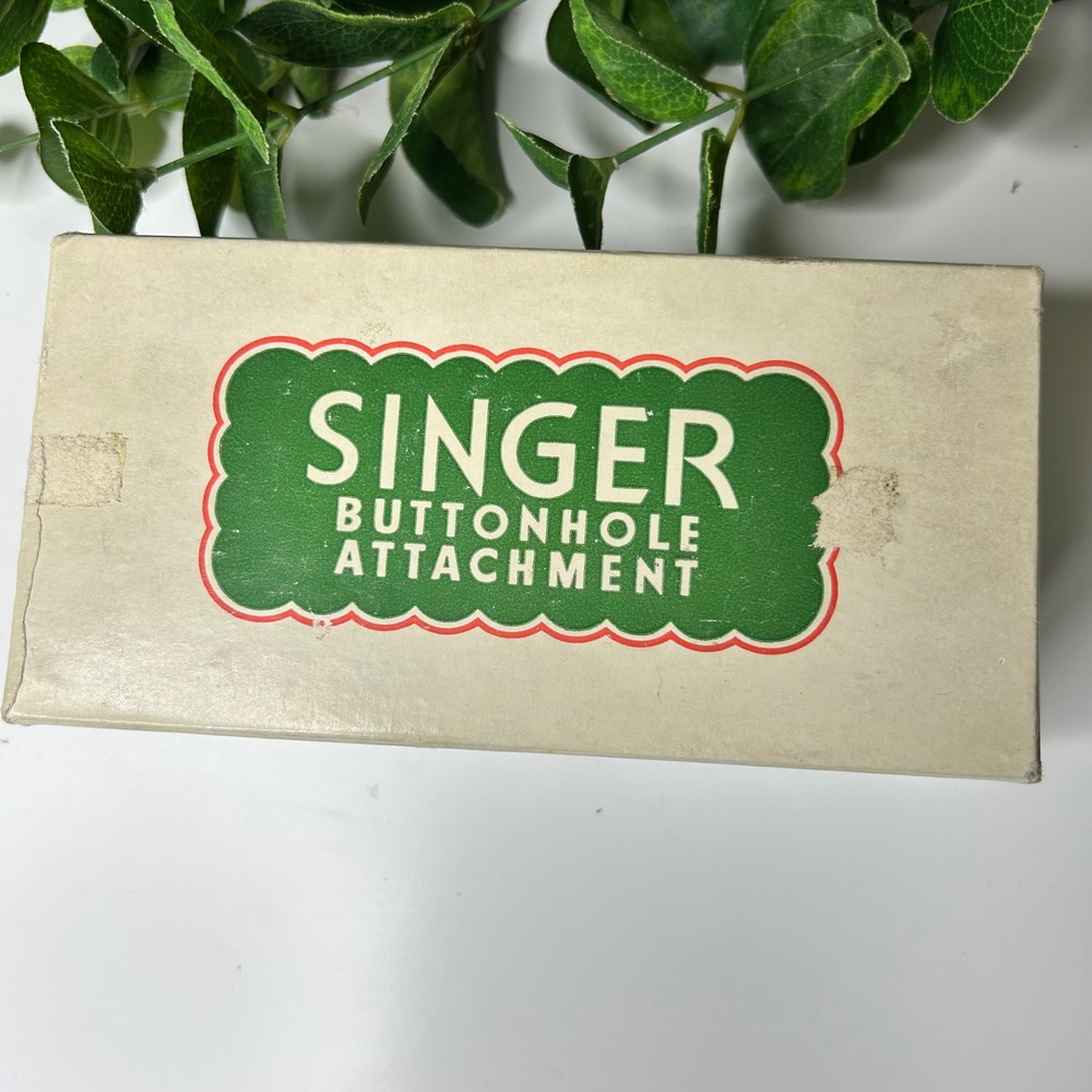 Singer Buttonhole Attachment Sewing Machine Part Vintage with Box 36941 - Picture 6 of 12